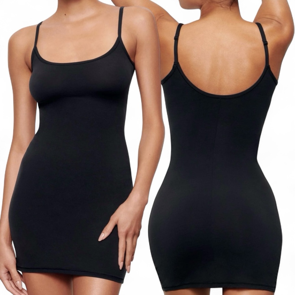 SKIMS Fits Everybody Slip Dress | Onyx 🖤 M| NWT